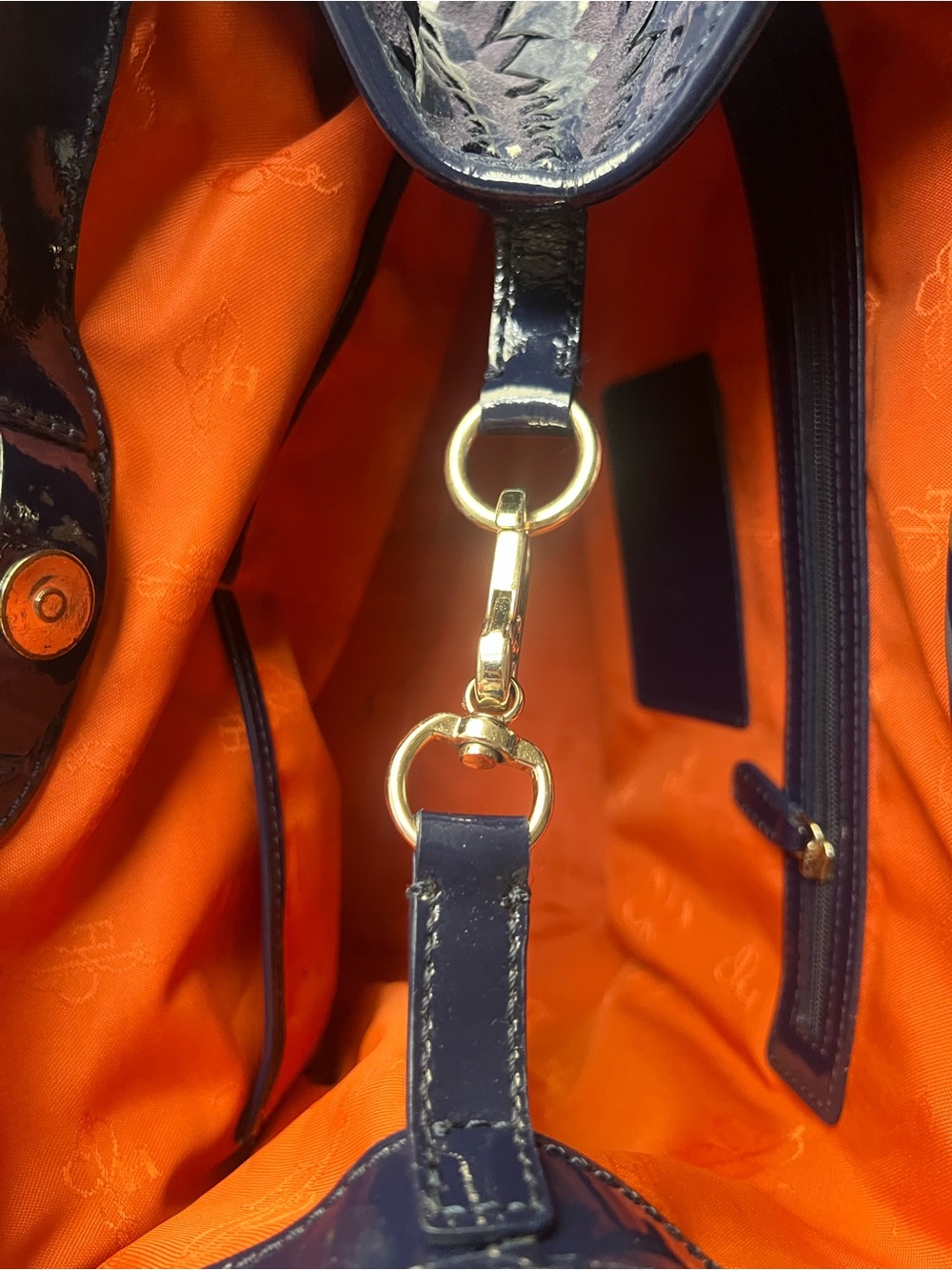 Cole Haan Blue Leather Purse - Picture 3 of 3